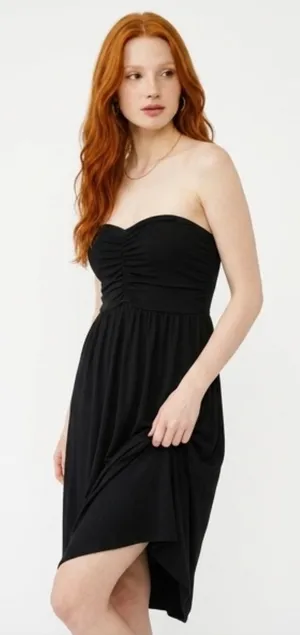 Strapless black dress Size XS thumbnail 1