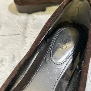 Alfani Dark Brown Suede Loafers with Buckle Detail thumbnail 9
