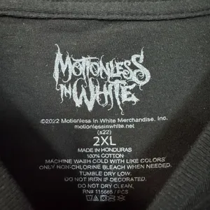 Motionless in White Scoring the End of the World Band Tee 2XL thumbnail 4