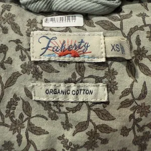 Faherty Overland Twill Utility Jumpsuit Olive‎ Green Straight Leg Size XS $289 thumbnail 6
