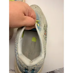 Hoka Mach 5 Running Shoes Womens 9 Blue White Lime Green‎ Mesh Sneakers thumbnail 8