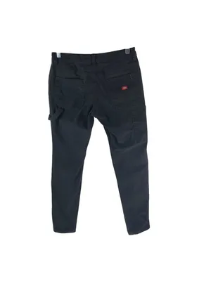 Dickies Womens Black Canvas Carpenter Pants Size 6R Cotton Blend Workwear thumbnail 2