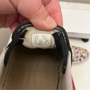 Vans Customs Off The‎ Wall Dog And Car Macaroon Print Shows Size Women 5 Men 3.5 thumbnail 6
