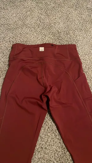Burnt Red Vuori Leggings Small thumbnail 5