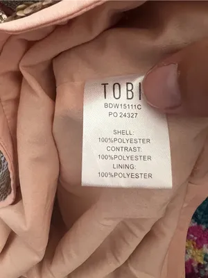 Tobi Shift in Time Sequin Dress Shirt Blush Rose Small Mini Short Sleeves thumbnail 10
