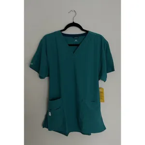 Carhartt Force Cross-Flex Women’s Scrub Top XL Green Medical Dentist Tech NWT thumbnail 3