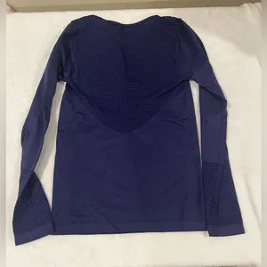 Unbranded Performance Workout Long Sleeve Top With Mesh Panels thumbnail 4