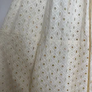 Vitamin A Off White Halter Top Maxi Cover Up Eyelet Swim Dress Womens Medium thumbnail 8