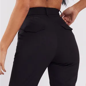 Pretty Little Thing TALL BLACK CIGARETTE PANTS thumbnail 4