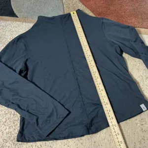 Royal Robbins Mock Neck Long Sleeve Top Womens S Tactel Black Gorpcore thumbnail 2