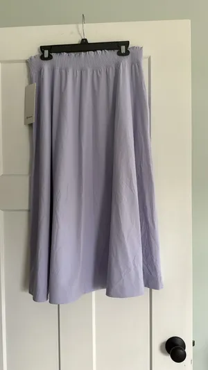 Lululemon Large Stretch Woven Ruffle-Waist Midi Skirt thumbnail 4