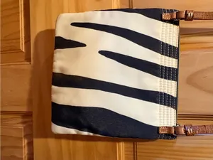 Dooney & Bourke Zebra Print Triple Zip Crossbody Bag thumbnail 4