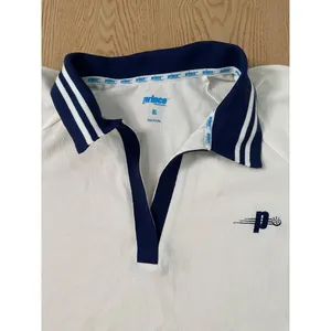 B95 New Women’s Prince Pickleball Golf Tennis Vneck short Sleeve Polo Shirt XL thumbnail 2