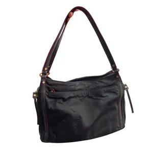 MZ Wallace womans Black Nylon Leather Trim Handbag crossbody SKU 8907 thumbnail 13