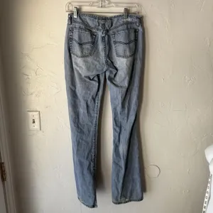 BKE Denim Jeans‎ Y2k 27x33.5 Long Blue Bootcut Casual Distressed 100% Cotton thumbnail 10