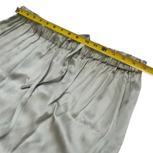 Clio 100% Silk Sage Green Drawstring Pants Pajama Career Luxury Old‎ Money L thumbnail 10