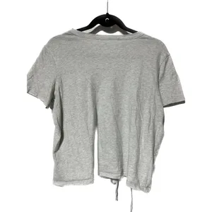 Aerie Gray tshirt with‎ drawstring circle size L thumbnail 3