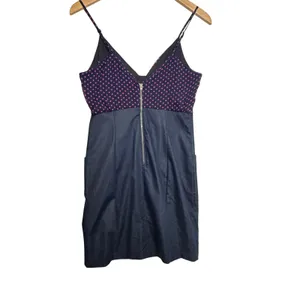 Velvet Heart Dress Sz M Ruffle‎ Button Babydoll Empire Waist Retro thumbnail 2