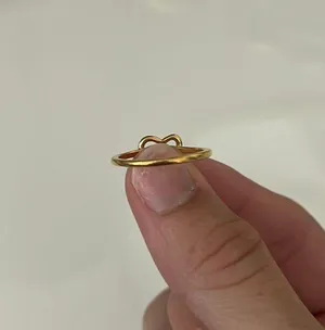 Gold Heart Ring thumbnail 2