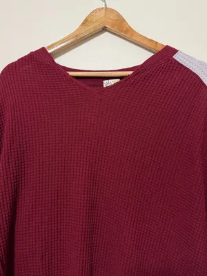 OFFLINE By Aerie Wow! Waffle Notch Neck Long Sleeve T-Shirt Size Small thumbnail 4