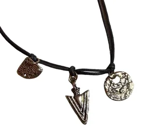 Silver Charm Necklace with arrowhead thumbnail 1