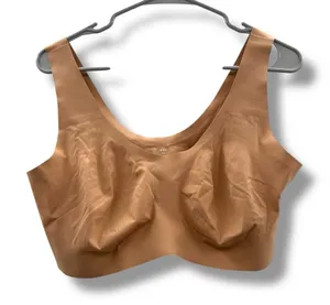 Knix Luxe Lift Wireless Seamless Pullover Beige Nude‎ Bra Sz XXL thumbnail 1