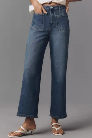 Reformation Alyssa Pocket Patch High-Rise Wide-Leg Jeans thumbnail 3