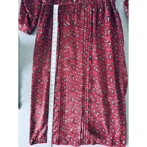 Vintage Talbots Paisley Maxi Dress Prairiecore Cottagecore Long Sleeve Womens 12 thumbnail 10
