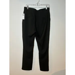 Abercrombie & Fitch Black Solid Ankle Pants Women Regular 31 Short Slit Ankle thumbnail 5