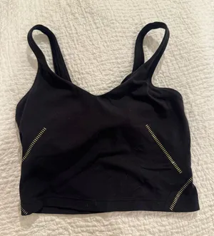 Lululemon black Sports Bra Top Tank thumbnail 1