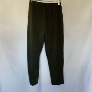 LOFT wide leg business casual‎ pants olive green pockets women's size small thumbnail 7