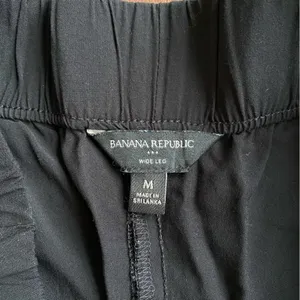 Banana Republic Viscose Extra Wide High Rise Pull On Pants With Pockets M thumbnail 4