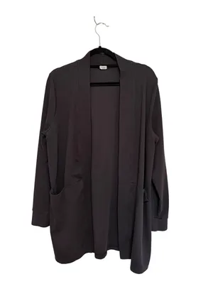Zestt Organics Million Miles Travel Cardigan Organic Cotton Black - Size L thumbnail 2