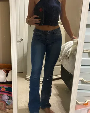 Bootcut Blue Jeans Size 2 thumbnail 2
