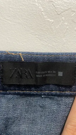 Maxi Denim ZARA Skirt thumbnail 2