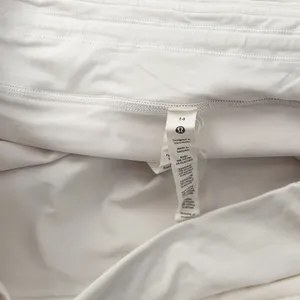 Lululemon Women's Pace Rival Mini Skirt 4-way Stretch 15" White 14 thumbnail 2