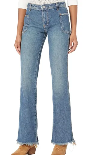 Free People Izzy Flare Jeans Size‎ 28 thumbnail 1