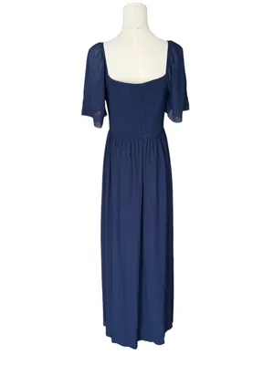 Baltic Born - NWT Sierra Sweetheart Navy Blue Maxi Dress Sz M thumbnail 5