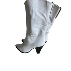 FREE PEOPLE Sz 10 /41 STEVIE MID BOOT IN WHITE Leather thumbnail 4