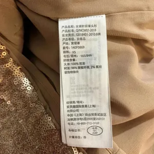 Abercrombie Classic Party Top Sequin Bling Y2K Ruched Sleeve Button‎ Back XS thumbnail 6