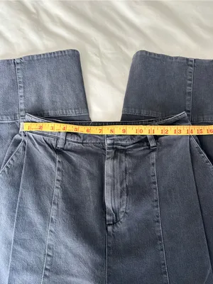 Anthropologie pilcro Black Wide-Leg Jeans with Front Seams thumbnail 6