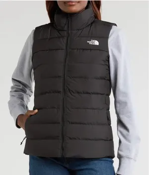 The North Face Aconagua Puffer Vest Gray Women’s Size Small thumbnail 1