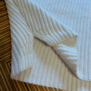 Abercrombie & Fitch Y2K Bone Chunky Ribbed Turtleneck Sweater thumbnail 3