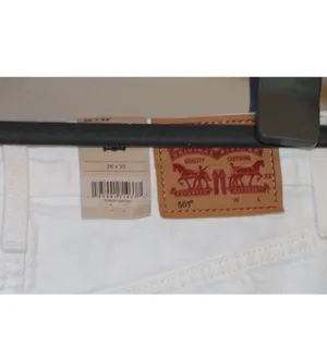 Levi's 501 White Distressed Jeans thumbnail 6
