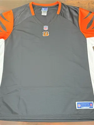 Cincinnati Bengals blank Jersey Shirt Womens Black NFL Football Sportswear XL thumbnail 10