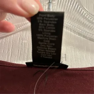 Ann Taylor Women's‎ Burgundy Red Ribbed Sleeveless Tank Top Size M thumbnail 7