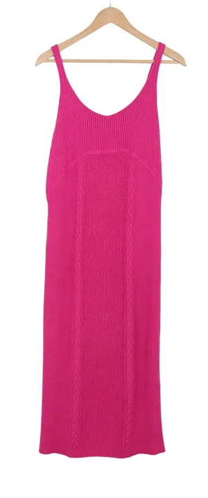 Sofia Jeans Sweater Dress Set Womens XXL 2-Piece Cardigan Pink Ribbed Excellent thumbnail 1