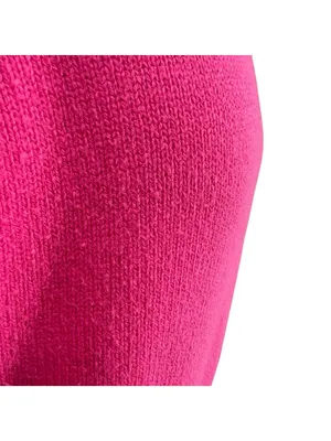 French Connection Puff Sleeve Turtleneck Sweater Pink Size Small Preppy Bold thumbnail 7