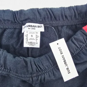 SUB URBAN RIOT NWT Black Jogger Sweatpants Striped Athleisure Size S‎ thumbnail 4