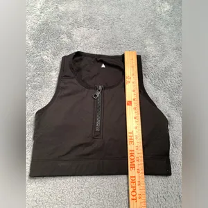 Vitality balance athletica Black Zip-Front sports bra thumbnail 6